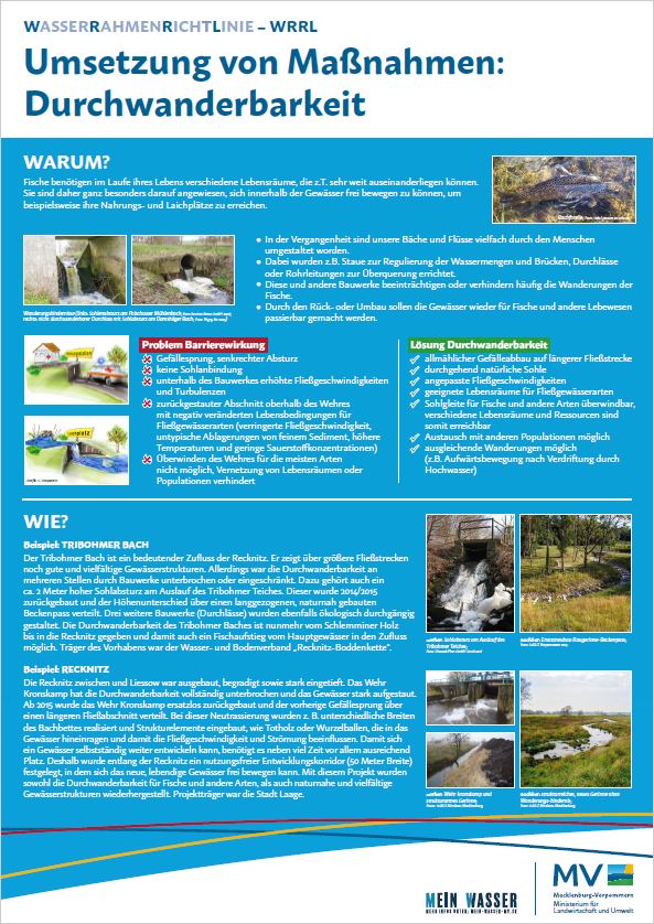 Miniaturansicht eines Posters zum Thema Durchwanderbarkeit.